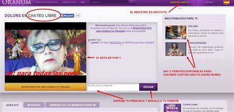 Chatea con Videntes Online gratis en Español usando。